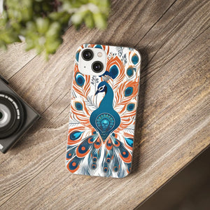 Peacock Flexi Cases - Stylish Clear Tpu Protection - Dipaliz - Mobile Phone