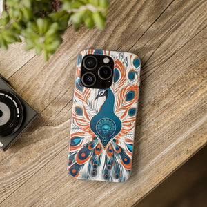 Peacock Flexi Cases - Stylish Clear Tpu Protection - Dipaliz - Mobile Phone