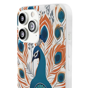 Peacock Flexi Cases - Stylish Clear Tpu Protection - Dipaliz - Mobile Phone