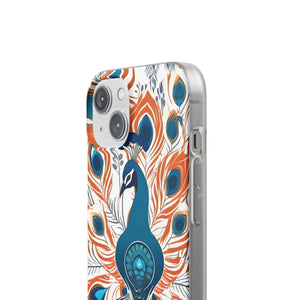 Peacock Flexi Cases - Stylish Clear Tpu Protection - Dipaliz - Mobile Phone