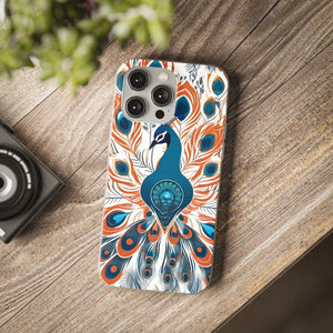 Peacock Flexi Cases - Stylish Clear Tpu Protection - Dipaliz - Mobile Phone