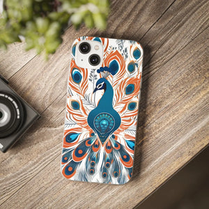 Peacock Flexi Cases - Stylish Clear Tpu Protection - Dipaliz - Mobile Phone