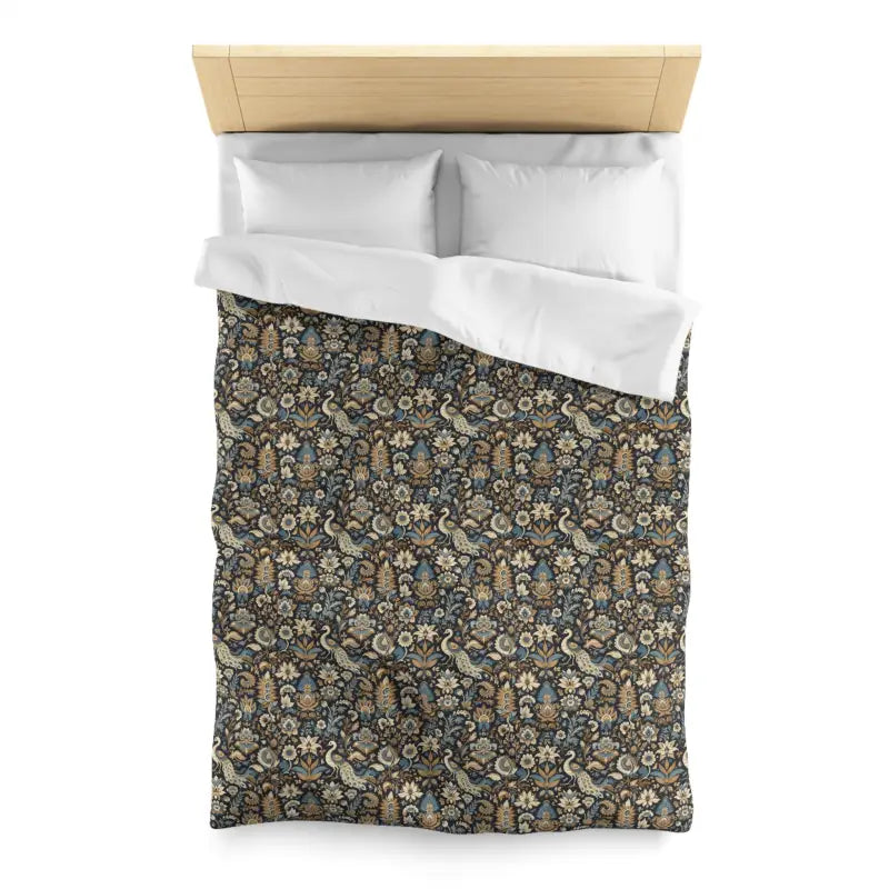 Unlock Luxury Sleep with Peacock Microfiber Duvet Cover - Home Decor