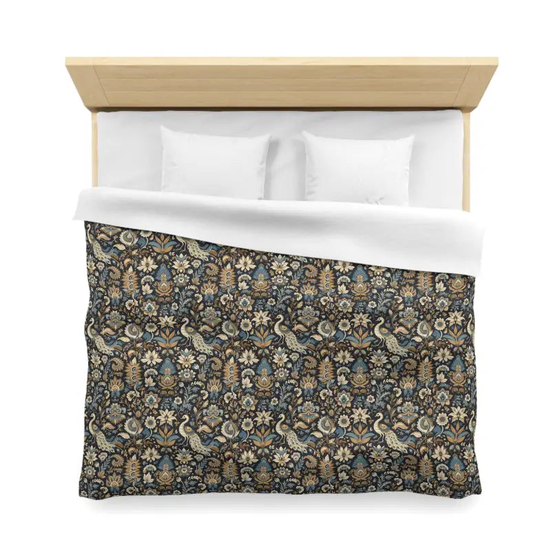 Unlock Luxury Sleep with Peacock Microfiber Duvet Cover - Home Decor