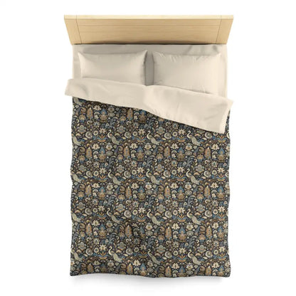 Unlock Luxury Sleep with Peacock Microfiber Duvet Cover - Home Decor