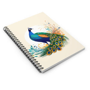 Chic Peacock Notebook - Eco-friendly Gifts - Dipaliz - Notebooks & Notepads