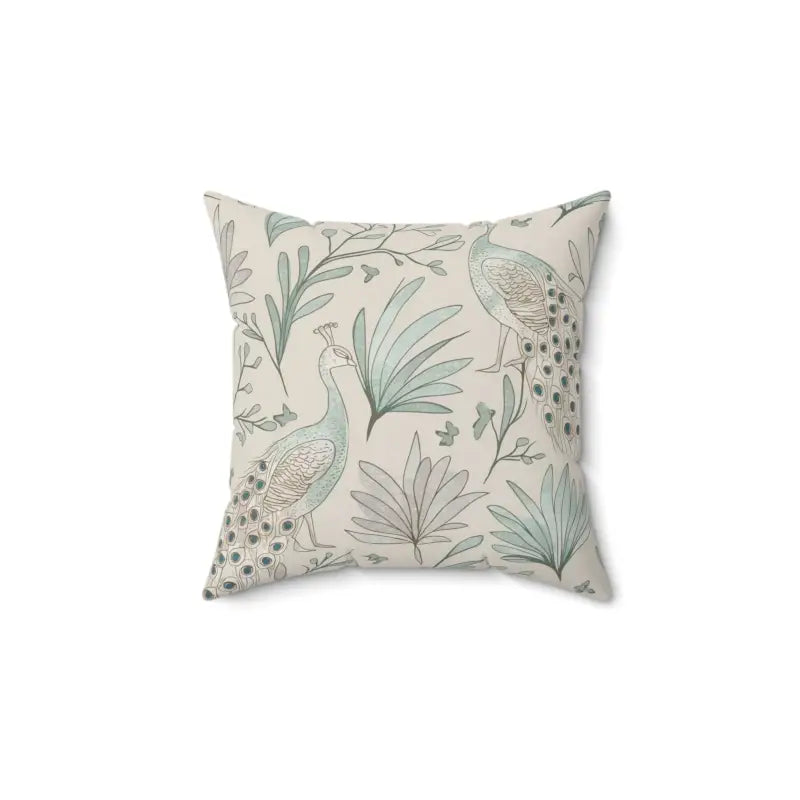 Transform your Space with Peacock Paradise Square Pillows - Home Decor