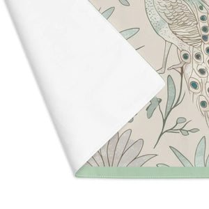 Peacock Placemats – 100% Cotton Nature Design - Dipaliz
