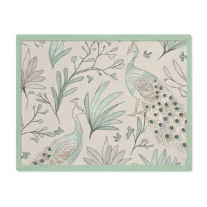 Peacock Placemats – 100% Cotton Nature Design - Dipaliz
