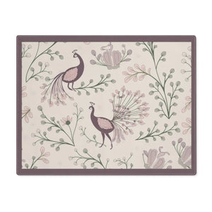 Peacock Cotton Placemat – Double Sided 18x14 - Dipaliz - Placemats