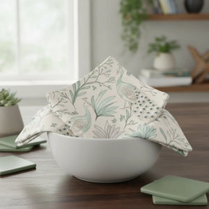 Peacock Paradise Napkins – Polyester Set of 4 - Dipaliz - Cloth
