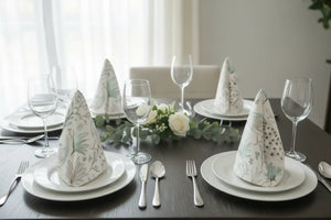 Peacock Paradise Napkins – Polyester Set of 4 - Dipaliz - Cloth