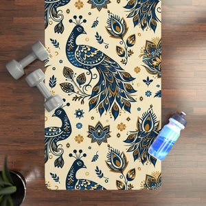 Vibrant Rubber Yoga Mat - Non-slip Printed Design - Dipaliz - 24” x 70” - Home Decor