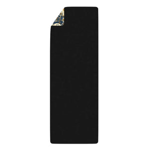 Printed Rubber Yoga Mat – Microfiber Suede - Dipaliz - & Pilates Mats