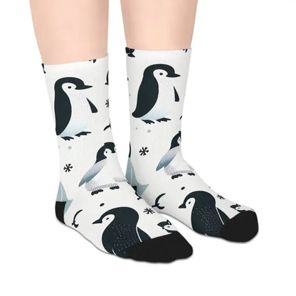 Unleash Style with Penguin Mid-length Socks Fashion Trends 2024 - one Size / 3/4 Crew