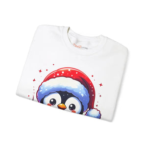 Cozy Penguin Snuggle Season Crewneck - Winter Vibes - Dipaliz - Sweatshirts