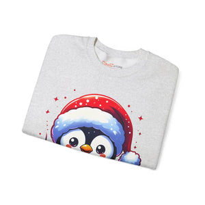 Cozy Penguin Snuggle Season Crewneck - Winter Vibes - Dipaliz - Sweatshirts