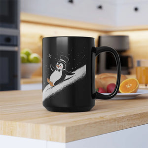 Penguin Sliding Ceramic Mug - Cozy Winter Moments - Dipaliz - Mugs