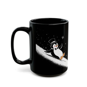 Penguin Sliding Ceramic Mug - Cozy Winter Moments - Dipaliz - Mugs