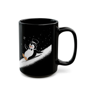 Penguin Sliding Ceramic Mug - Cozy Winter Moments - Dipaliz - Mugs