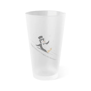 Cozy Penguin Sliding Frosted Matte Glass - Winter Mug - Dipaliz - Beer Glasses