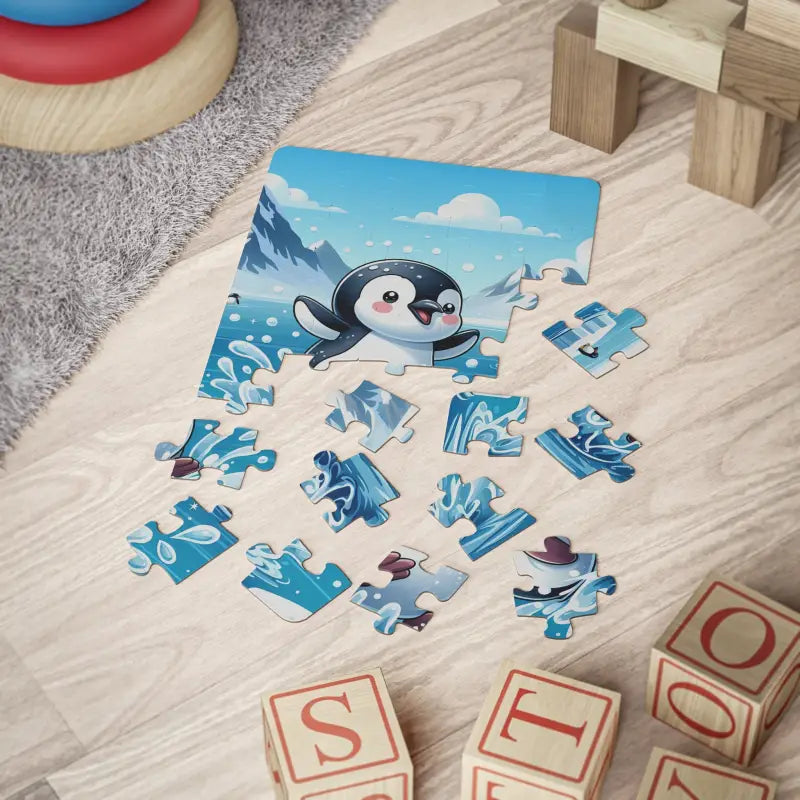 Dive Into Fun with the Penguin Splashing Water Puzzle! - Puzzle