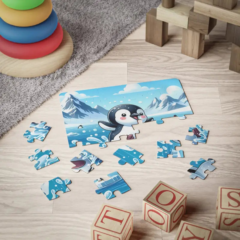 Dive Into Fun with the Penguin Splashing Water Puzzle! - Puzzle