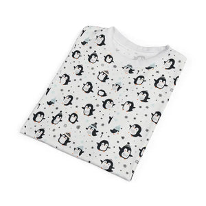 T-shirts - Unisex Cut & Sew Tee - Penguin Design Adventure Style - Dipaliz