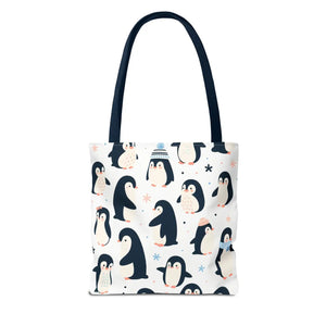 Chic Penguins Aop Tote Bag - Mufflers - Dipaliz - Bags