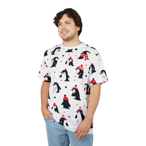 Cozy Cut and Sew Tee Featuring Penguins Winter - Dipaliz - T-shirts