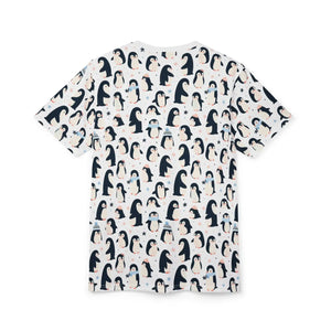 Unisex T-shirt - Penguins Snowflakes Design - Dipaliz - T-shirts