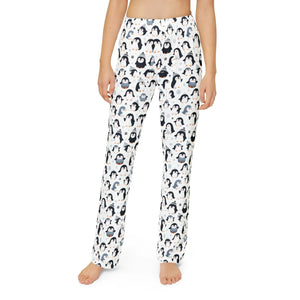 Cozy Kids Pajama Pants Penguin Winter Fleece - Dipaliz - Pajamas