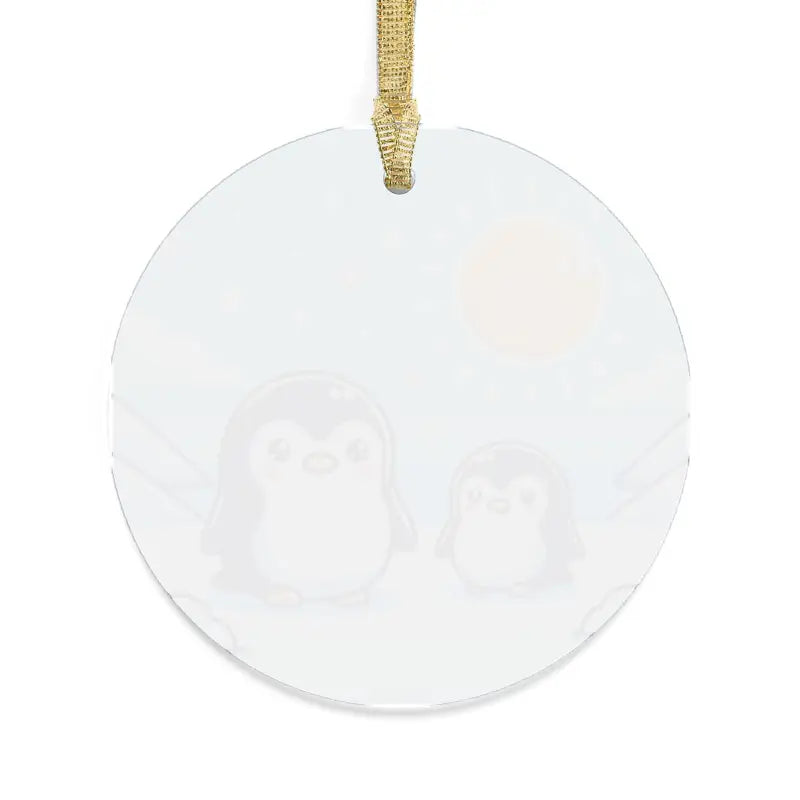 Penguins in Winter Land: Acrylic Ornament Styles Galore - Home Decor