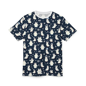 Soft Penguin Sew Tee Snowy Wonderland Winter Dipaliz - T-shirts - s