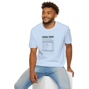 Personal Trainer Nutrition Facts T-shirt, Fitness Workout Tee - T-shirts - s
