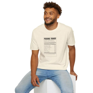 Personal Trainer Nutrition Facts T-shirt, Fitness Workout Tee - T-shirts - s