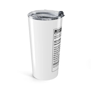 Personal Trainer Nutrition Facts Tumbler 20oz | Funny Fitness Gift | Gym Coach Travel Cup - Tumblers