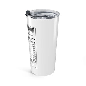 Personal Trainer Nutrition Facts Tumbler 20oz | Funny Fitness Gift | Gym Coach Travel Cup - Tumblers