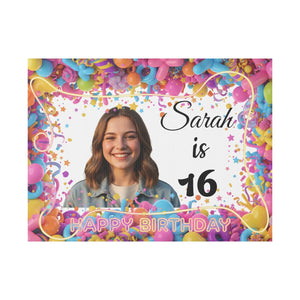 Personalized 16th Birthday Yard Sign Sweet Sixteen - Dipaliz - Sidewalk & Signs