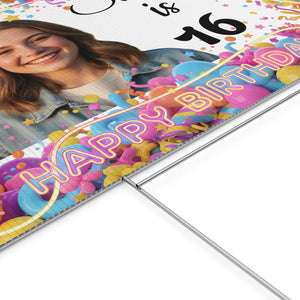 Personalized 16th Birthday Yard Sign Sweet Sixteen - Dipaliz - Sidewalk & Signs