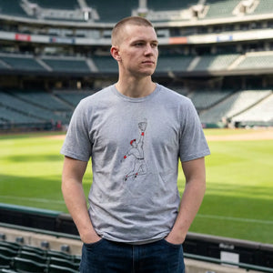 Personalized Baseball Player T‑shirt, Custom Name ?Samuel’ - Sport Grey / s - T-shirt