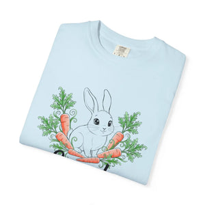 Personalized Bunny Carrot Tee - Garment-dyed Cotton - Dipaliz - T-shirts