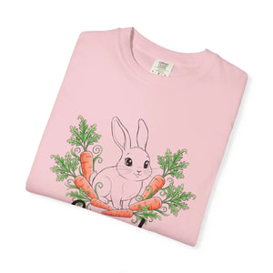 Personalized Bunny Carrot Tee - Garment-dyed Cotton - Dipaliz - T-shirts
