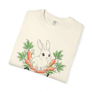 Personalized Bunny Carrot Tee - Garment-dyed Cotton - Dipaliz - T-shirts