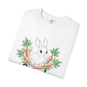 Personalized Bunny Carrot Tee - Garment-dyed Cotton - Dipaliz - T-shirts