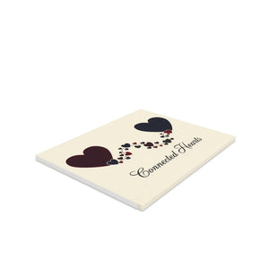 Personalized Connected Hearts Greeting Cards - Romantic - Dipaliz - Journals