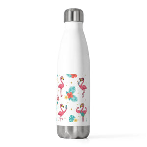 Personalized Flamingo Insulated Bottle - 20oz Stainless Steel Water - Bottles