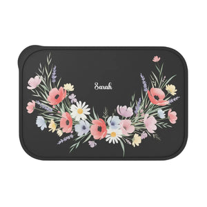 Personalized Floral Bento Box Eco Pla Plastic Dipaliz - Lunch Containers