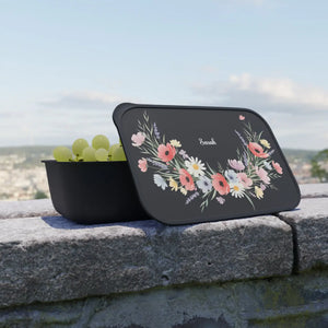 Personalized Floral Bento Box Eco Pla Plastic Dipaliz - Lunch Containers