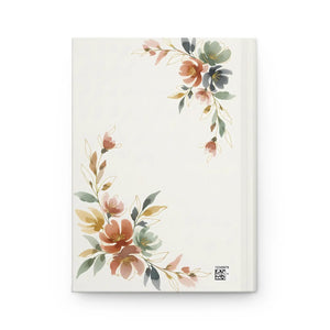 Personalized Floral Hardcover - Matte Laminated - Dipaliz - Journals